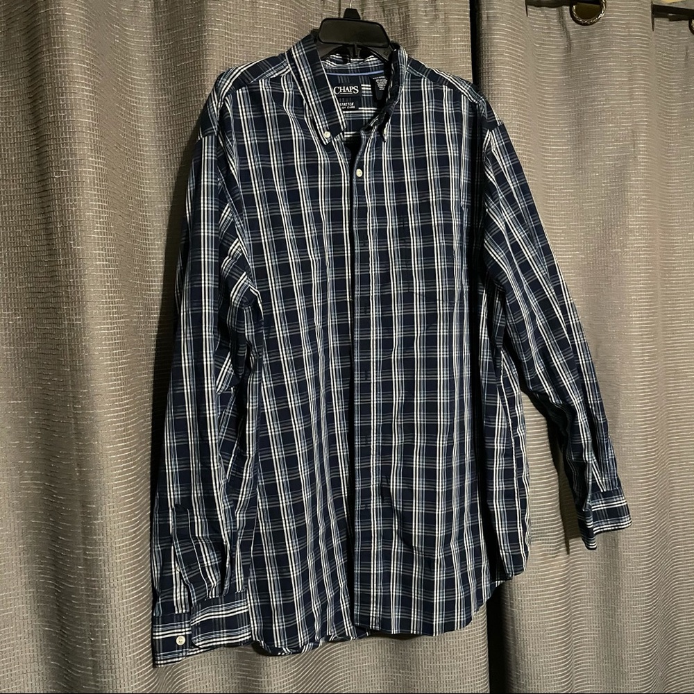 Chaps L/S button-down 2XLT